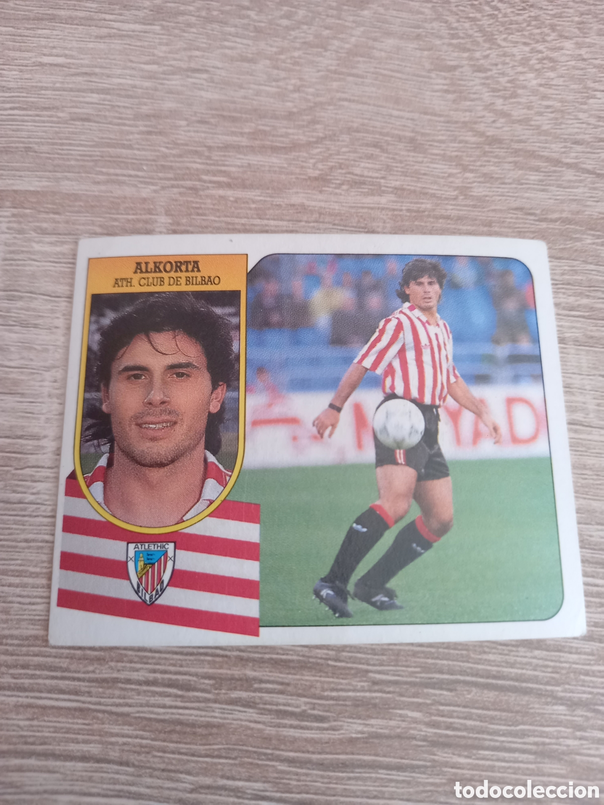 Fu&szlig;ball-Sticker: Alkorta Athletic de Bilbao liga 1991 1992 91 92 ediciones este