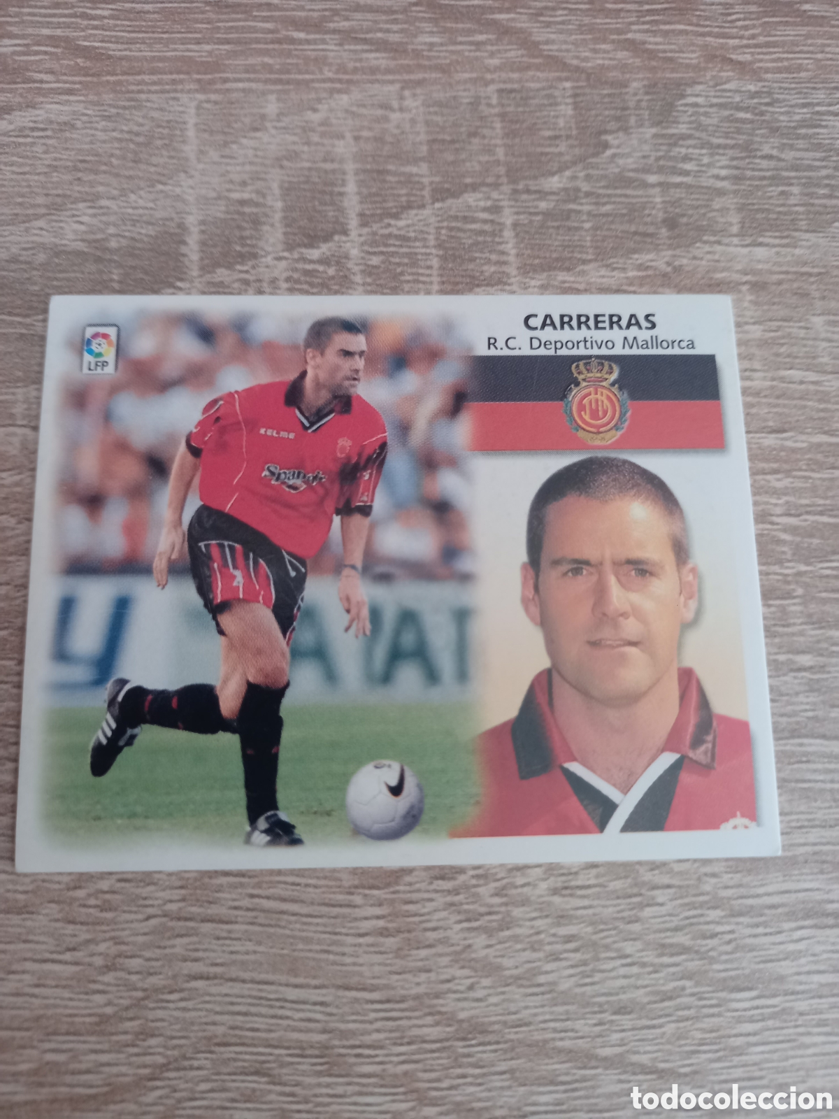 Fu&szlig;ball-Sticker: Carreras Mallorca liga 1999 2000 99 00 ediciones este