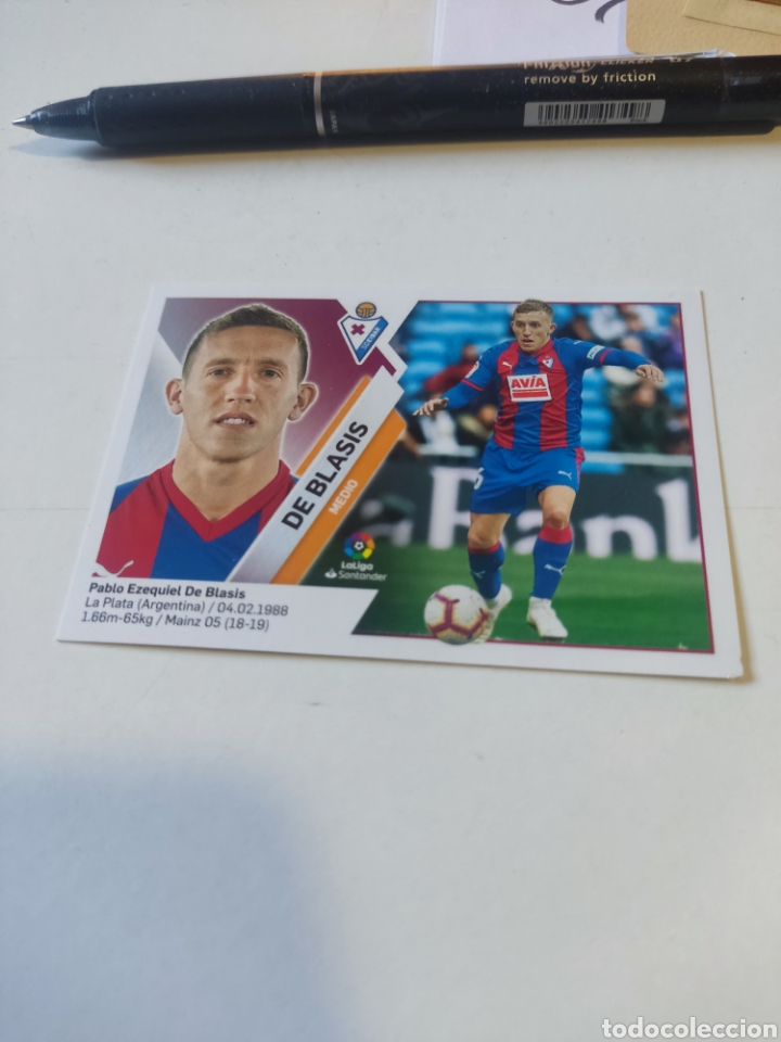 Cromos de f&uacute;tbol: Cromo futbol Eibar,deblasis - Foto 1