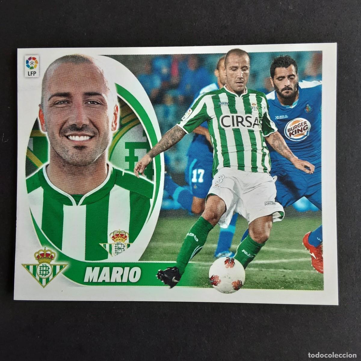 Cromos de F&uacute;tbol: CROMO LIGA 2012 2013 12 13 COLECCIONES ESTE PANINI N&ordm;6A MARIO-BETIS NUNCA PEGADO