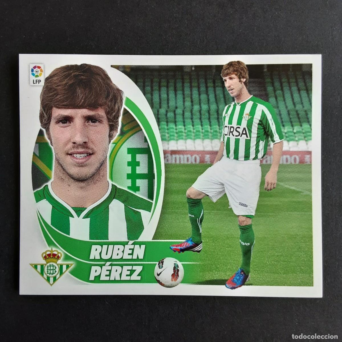 Cromos de f&uacute;tbol: CROMO LIGA 2012 2013 12 13 COLECCIONES ESTE PANINI N&ordm;10A RUBEN PEREZ-BETIS NUNCA PEGADO