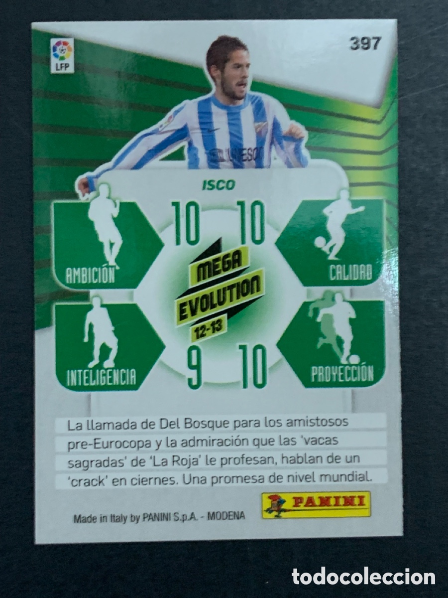 Cromos de f&uacute;tbol: Isco Mega Evolution M&aacute;laga Megacracks 2012/13 - Foto 2