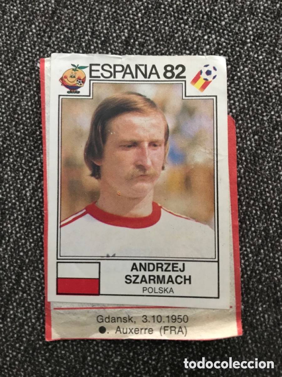 Cromos de F&uacute;tbol: Cromo panini mundial Espa&ntilde;a 82 n&uacute;mero 68 Szarmach recuperado Sticker album world cup Spain 1982