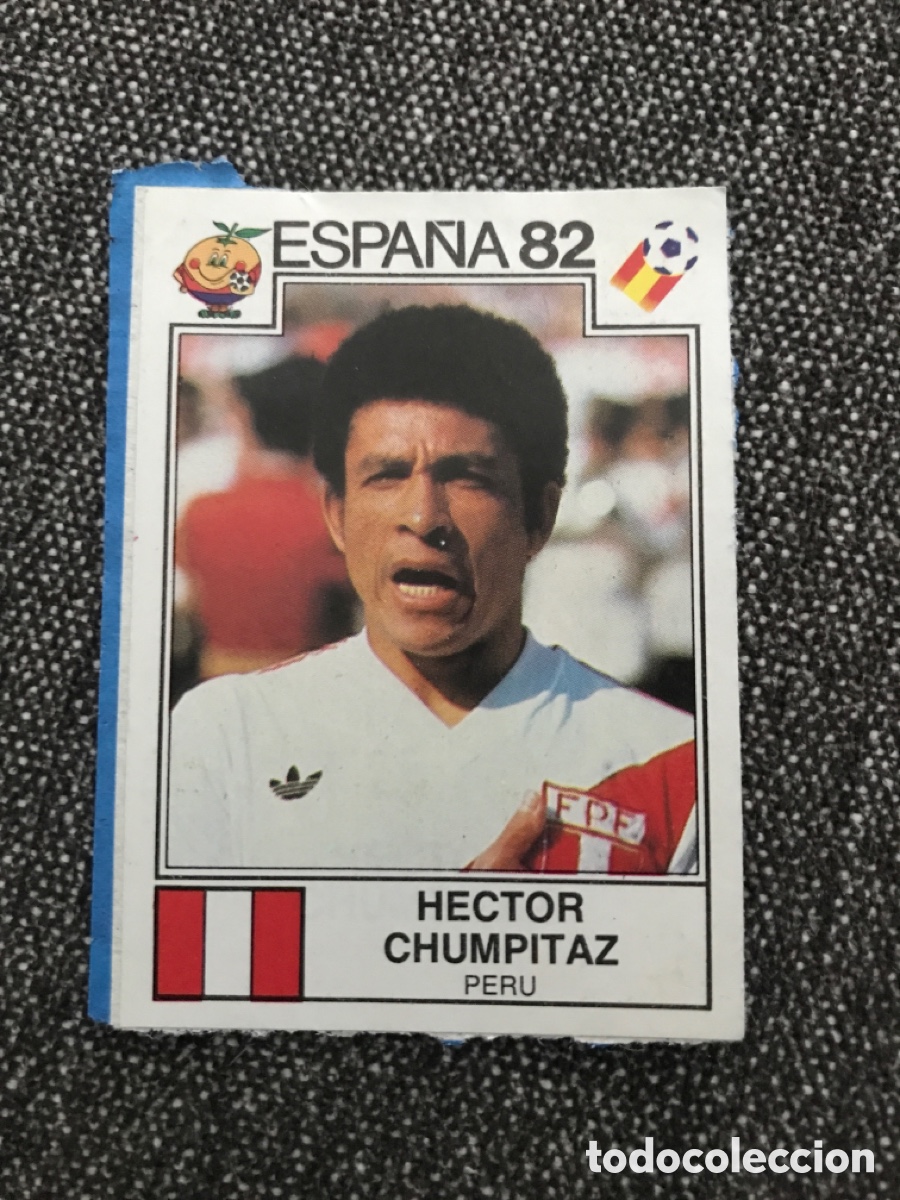 Cromos de F&uacute;tbol: Cromo panini mundial Espa&ntilde;a 82 n&uacute;mero 76 Chumpitaz recuperado Sticker album world cup Spain 1982