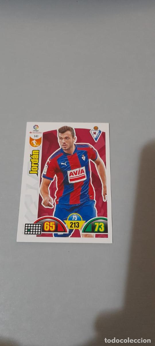 Cromos de f&uacute;tbol: Adrenalyn 17/18. 141- Jord&aacute;n. Eibar. - Foto 1