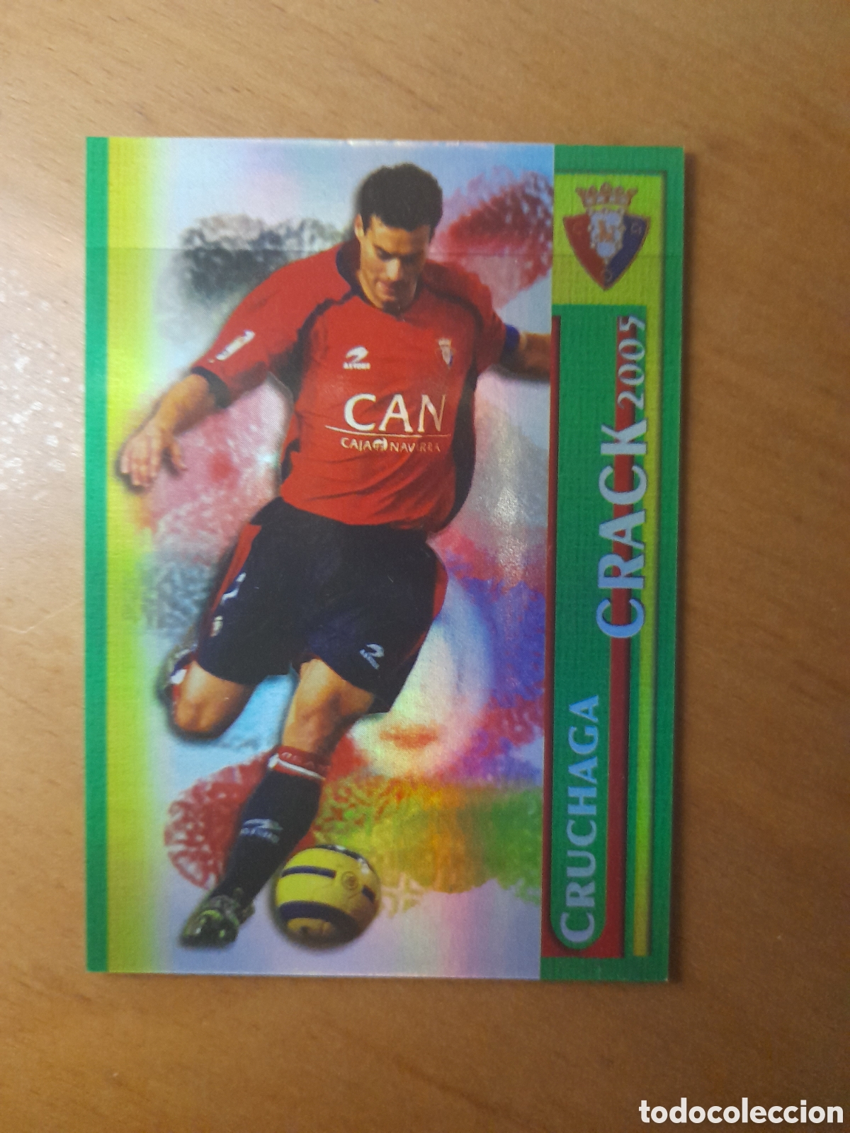 Cromos de f&uacute;tbol: N&deg;403 Cruchaga Liso Mundicromo Liga 2005/2006