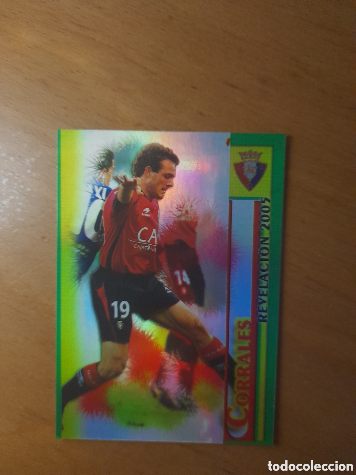 Cromos de f&uacute;tbol: N&deg;404 Corrales Liso Mundicromo Liga 2005/2006