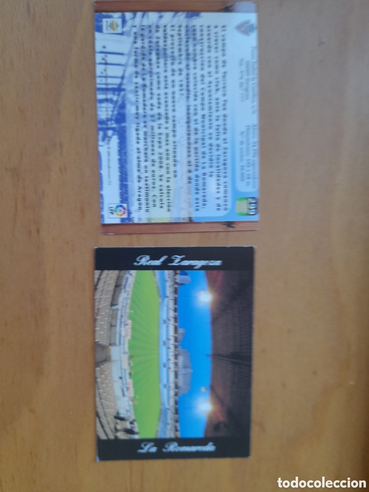 Cromos de f&uacute;tbol: N&deg;299 Estadio La Romareda Mundicromo Liga 2005/2006