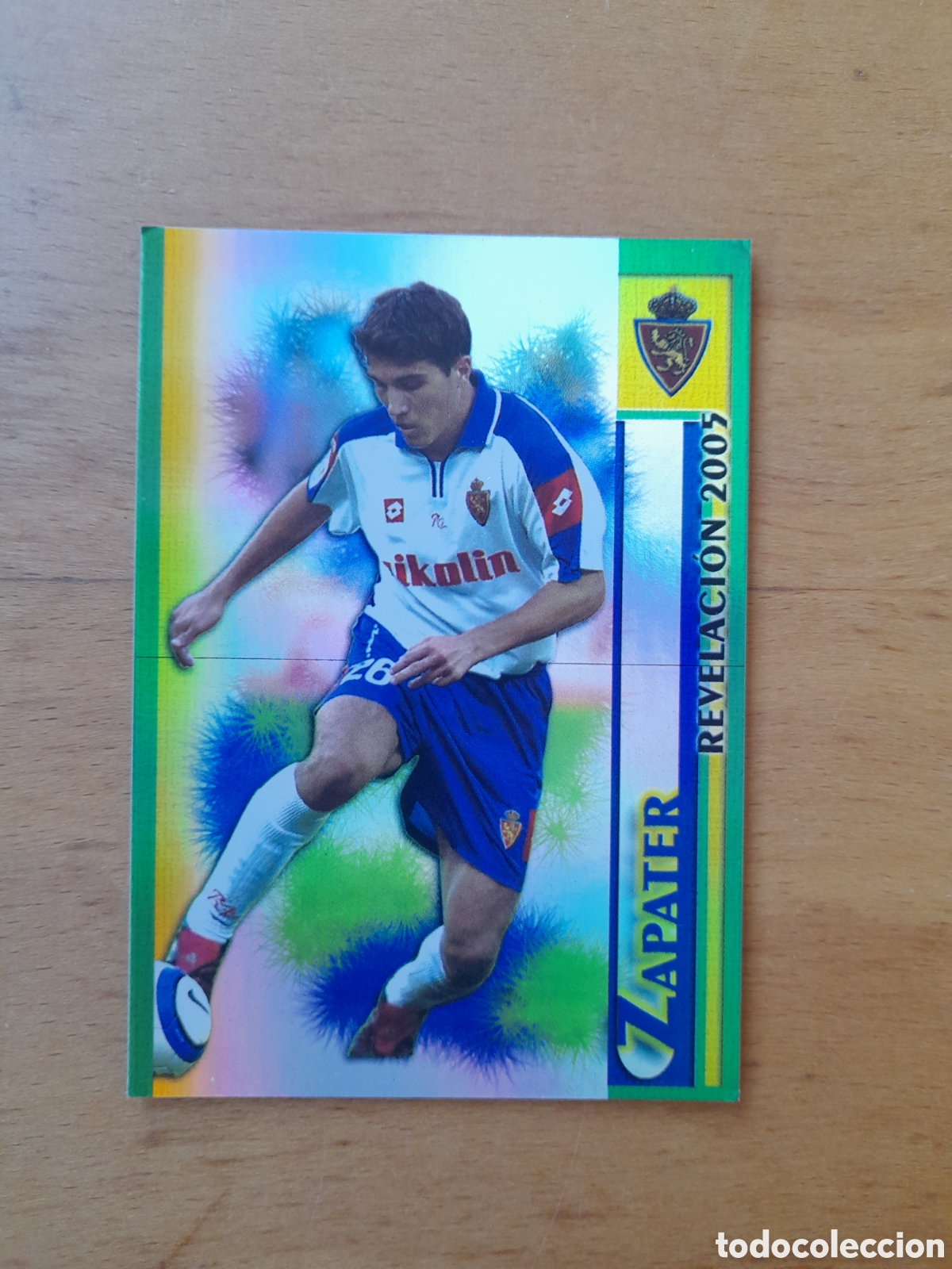 Cromos de f&uacute;tbol: N&deg;323 Zapater Liso Mundicromo Liga 2005/2006