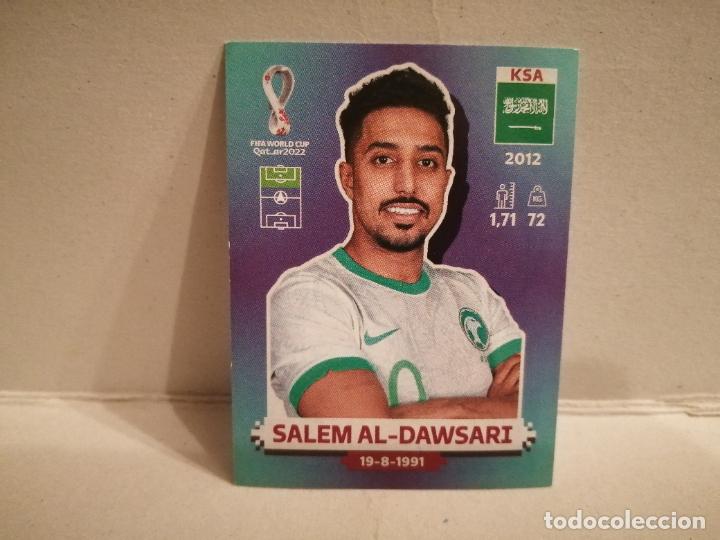 Fu&szlig;ball-Sticker: cromo futbol mundial 2022 qatar fifa world cup arabia saudi 19 SALEM AL-DAWSARI