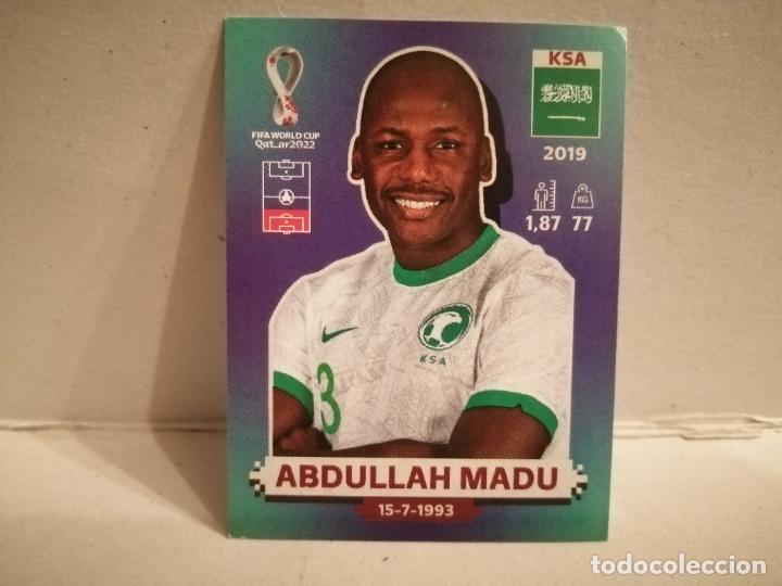 Fu&szlig;ball-Sticker: cromo futbol mundial 2022 qatar fifa world cup arabia saudi 11 ABDULLAH MADU