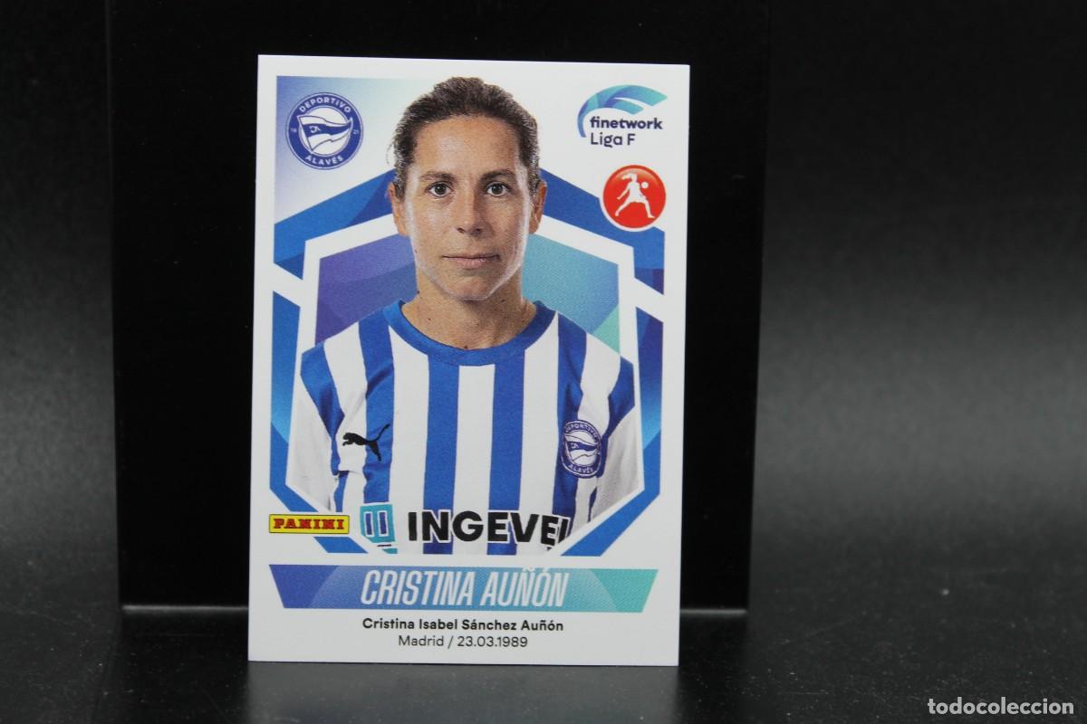 Cromos de F&uacute;tbol: 54 CRISTINA AU&Ntilde;ON DEPORTIVO ALAVES FINETWORK LIGA FEMENINA F 2022-23 PANINI
