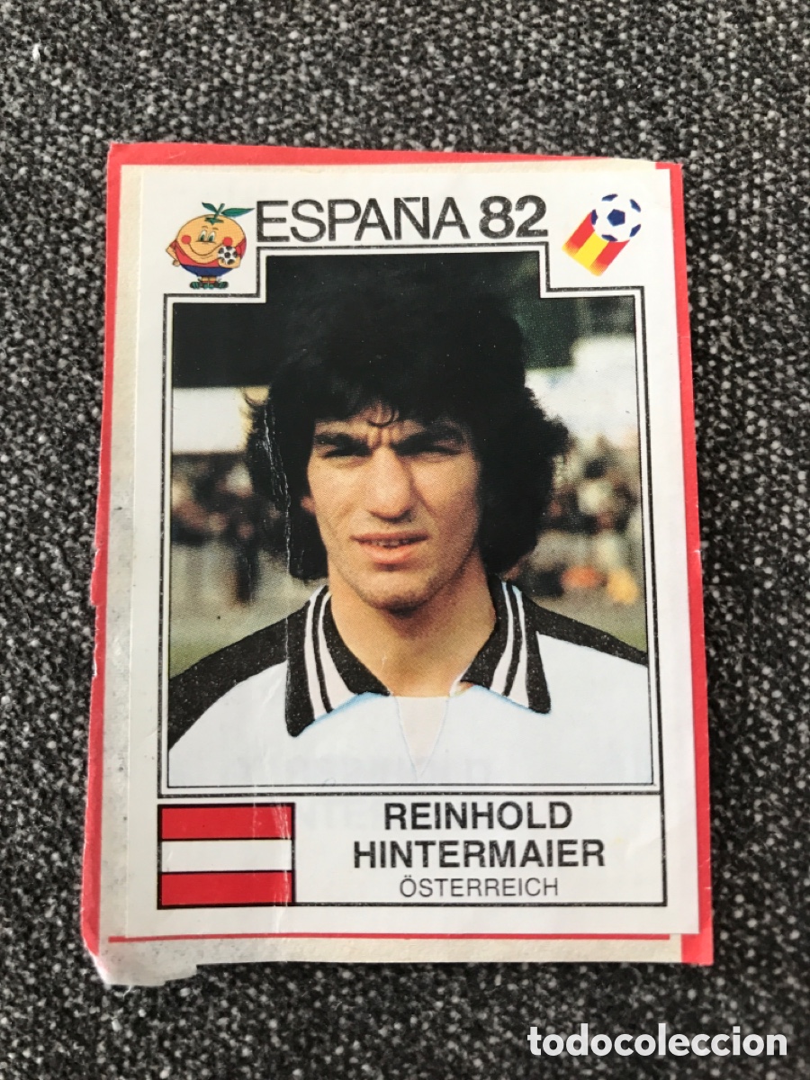 Cromos de F&uacute;tbol: Cromo panini mundial Espa&ntilde;a 82 n&uacute;mero 137 Hintermaier recuperado Sticker album world cup Spain 1982
