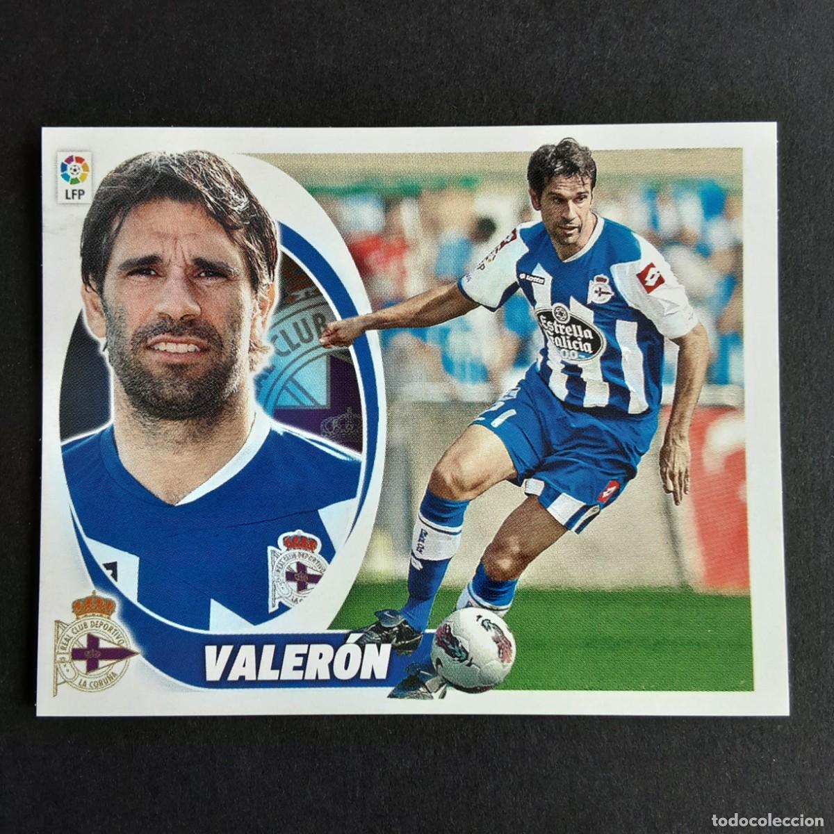 Figurine di Calcio: CROMO LIGA 2012 2013 12 13 COLECCIONES ESTE PANINI N&ordm;12 VALERON-D.CORU&Ntilde;A NUNCA PEGADO