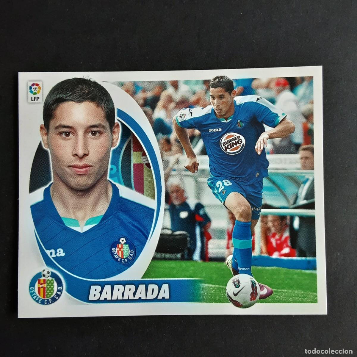Fu&szlig;ball-Sticker: CROMO LIGA 2012 2013 12 13 COLECCIONES ESTE PANINI N&ordm;13 BARRADA-GETAFE NUNCA PEGADO