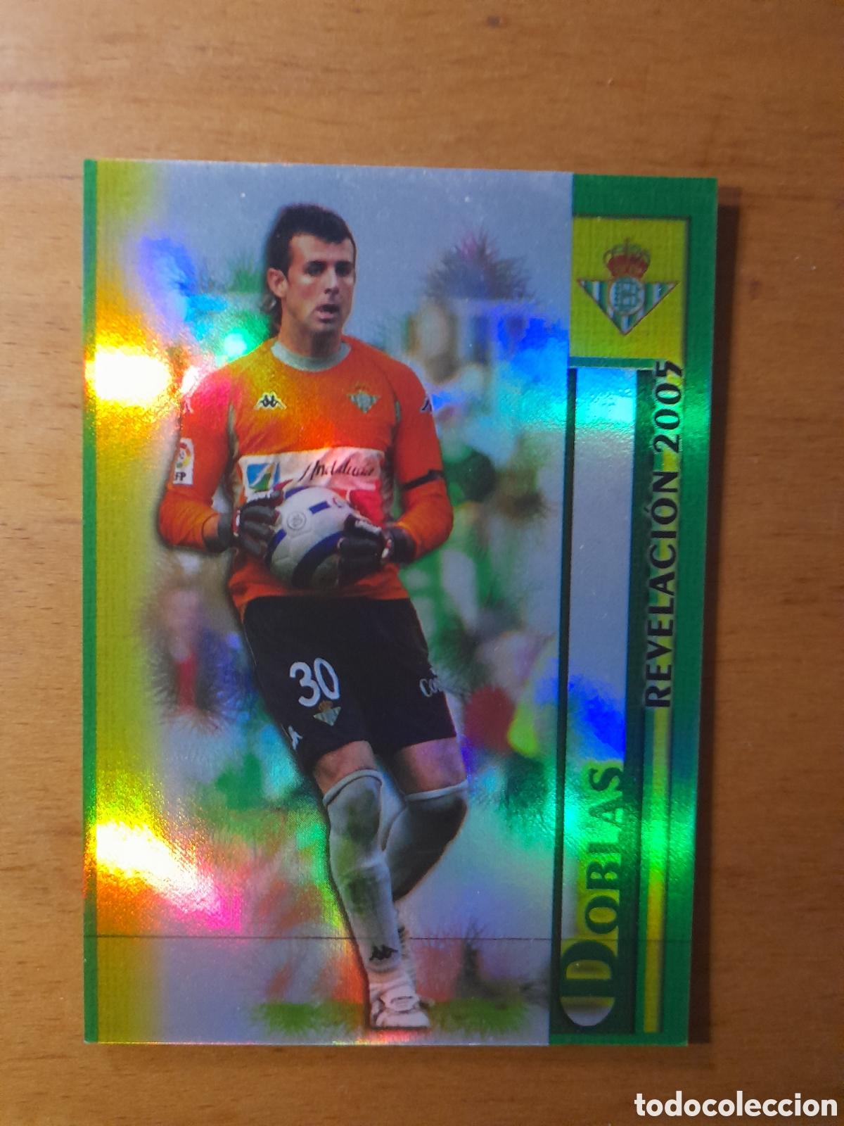 Cromos de f&uacute;tbol: N&deg;107 Doblas Liso Mundicromo Liga 2005/2006