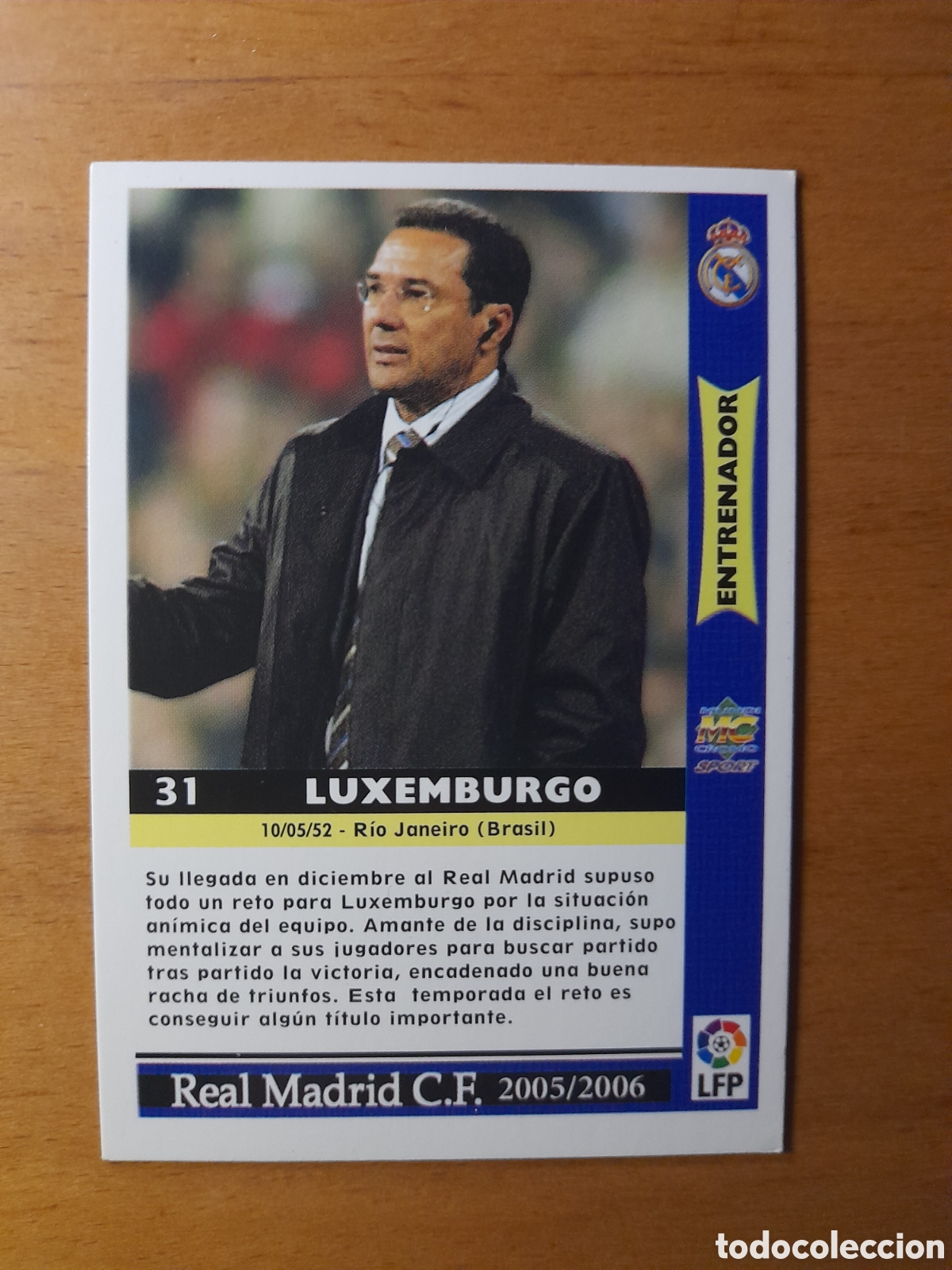 Cromos de f&uacute;tbol: N&deg;31 Mundicromo Liga 2005/2006