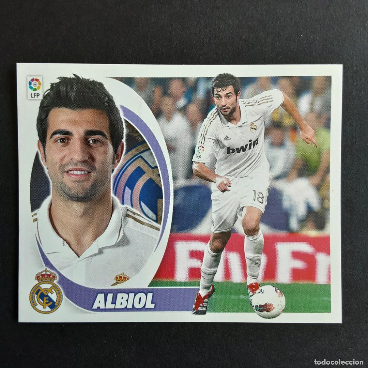 Cromos de f&uacute;tbol: CROMO LIGA 2012 2013 12 13 COLECCIONES ESTE PANINI N&ordm;6A ALBIOL-REAL MADRID NUNCA PEGADO