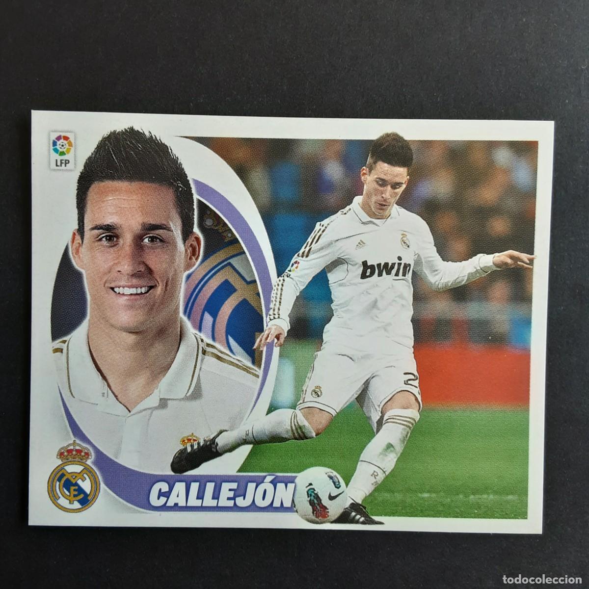 Cromos de F&uacute;tbol: CROMO LIGA 2012 2013 12 13 COLECCIONES ESTE PANINI N&ordm;14B CALLEJON-REAL MADRID NUNCA PEGADO