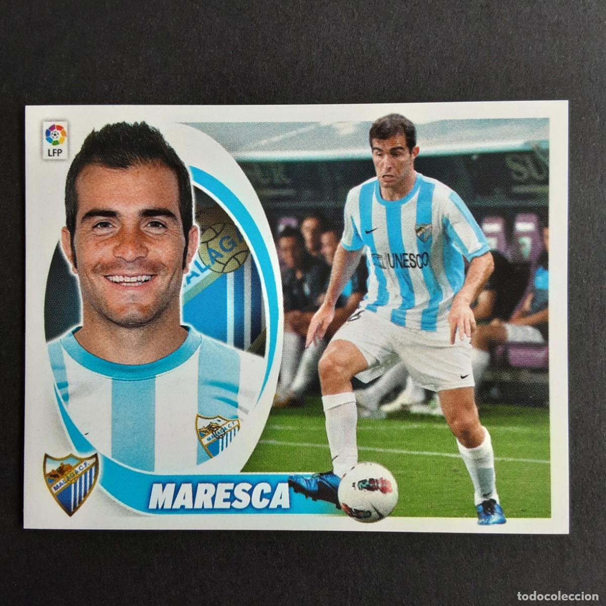 Cromos de F&uacute;tbol: CROMO LIGA 2012 2013 12 13 COLECCIONES ESTE PANINI N&ordm;9A MARESCA-MALAGA NUNCA PEGADO