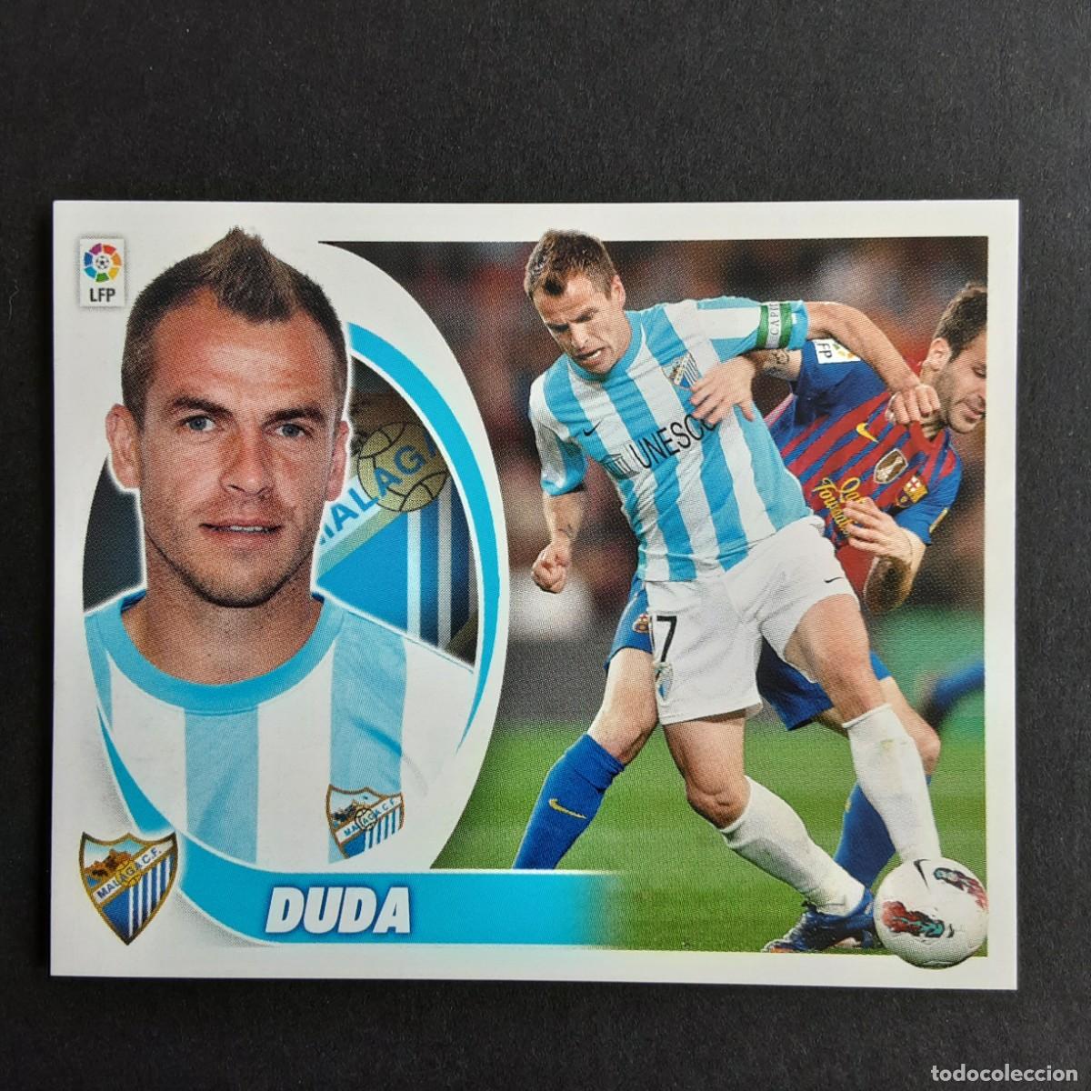 Fu&szlig;ball-Sticker: CROMO LIGA 2012 2013 12 13 COLECCIONES ESTE PANINI N&ordm;13A DUDA-MALAGA NUNCA PEGADO