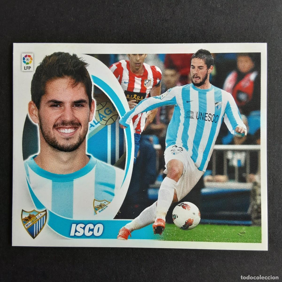 Cromos de F&uacute;tbol: CROMO LIGA 2012 2013 12 13 COLECCIONES ESTE PANINI N&ordm;14 ISCO-MALAGA NUNCA PEGADO