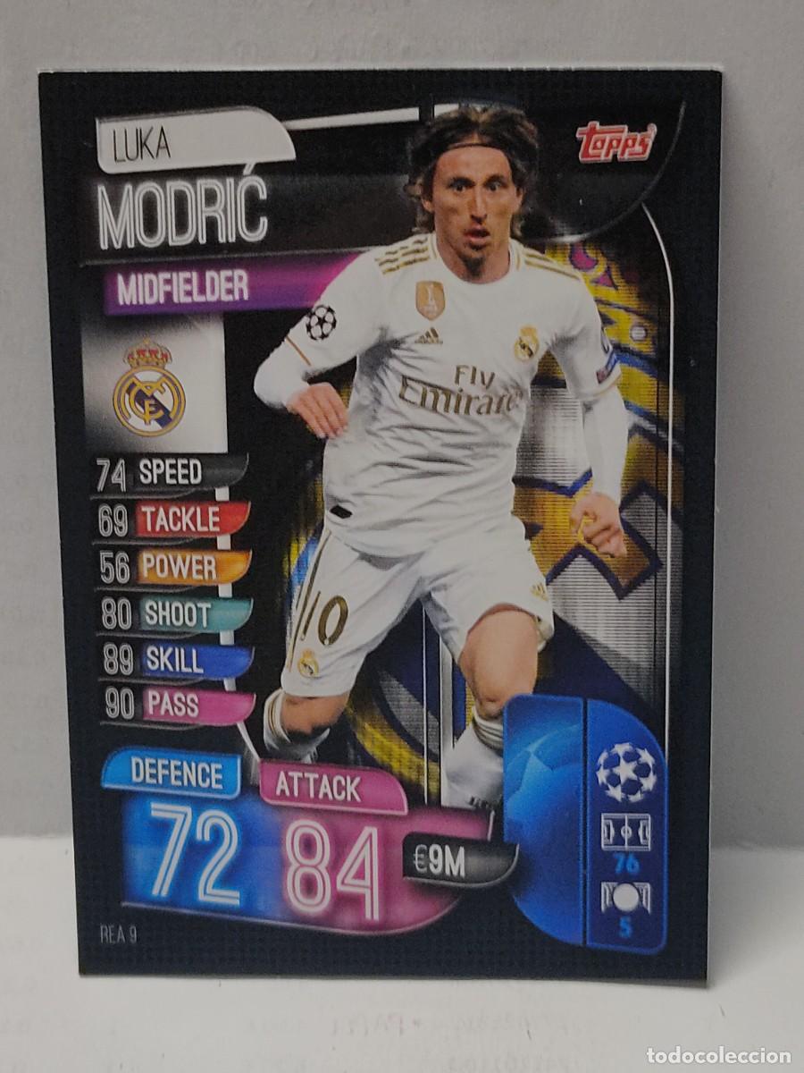 Fu&szlig;ball-Sticker: Cromo TOPPS MATCH ATTAX 19/20 2019 2020 -UEFA CHAMPIONS LEAGUE - MODRIĆ REA 9