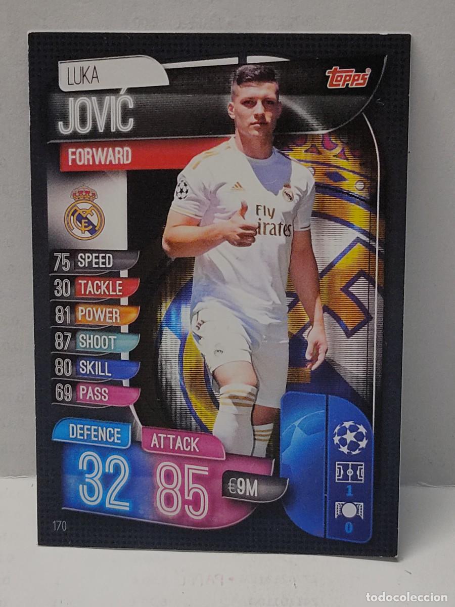 Fu&szlig;ball-Sticker: Cromo TOPPS MATCH ATTAX 19/20 2019 2020 -UEFA CHAMPIONS LEAGUE - JOVIĆ 170