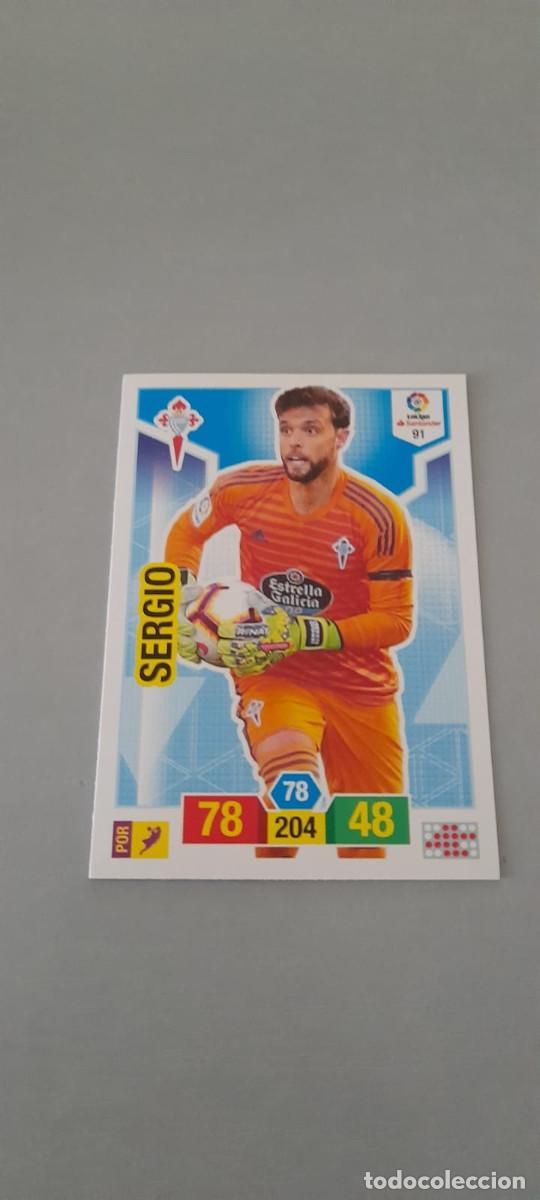 Cromos de f&uacute;tbol: Adrenalyn 18/19. 91- Sergio. Celta. - Foto 1