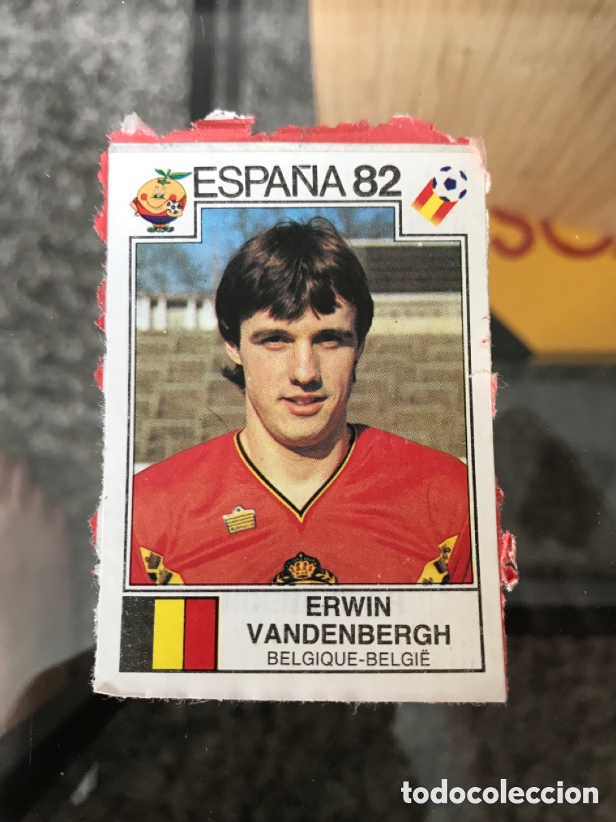 Cromos de F&uacute;tbol: Cromo panini mundial Espa&ntilde;a 82 n&uacute;mero 214 Vandenbergh recuperado Sticker album world cup Spain 1982