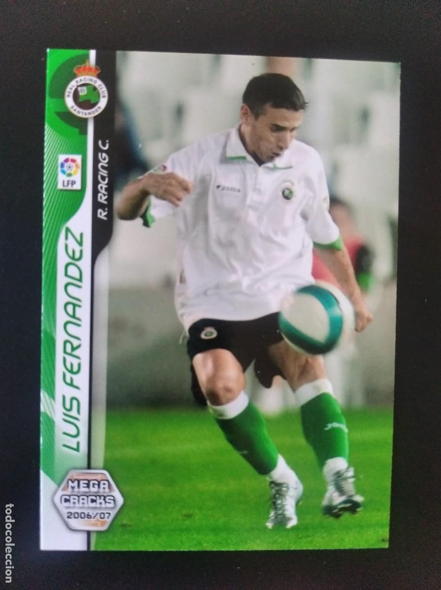Figurine di Calcio: Megacracks 2006/07,R.Racing C. Luis Fern&aacute;ndez (NUEVA FICHA,N&deg;241BIS).