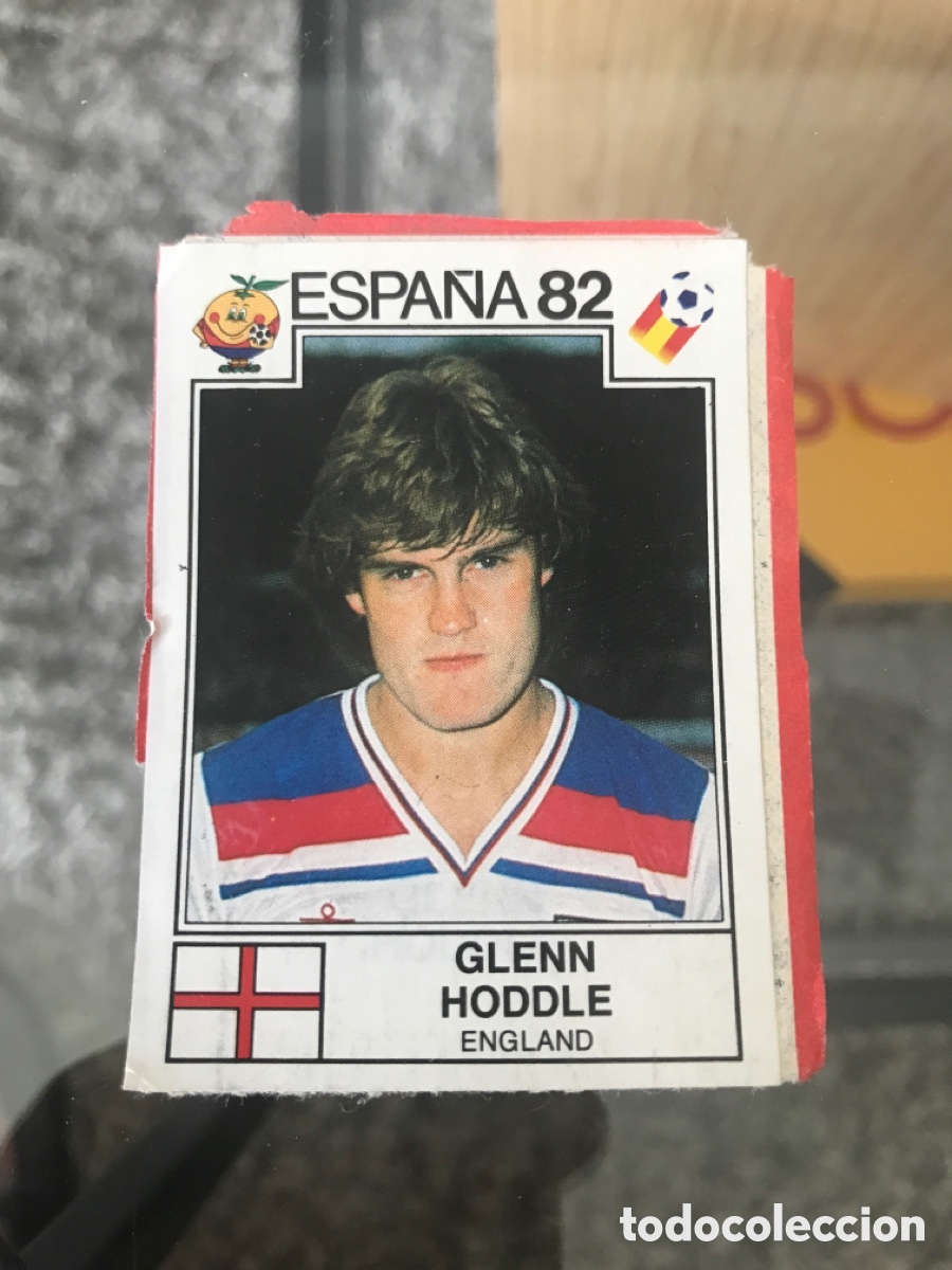 Cromos de F&uacute;tbol: Cromo panini mundial Espa&ntilde;a 82 n&uacute;mero 249 Hoddle recuperado Sticker album world cup Spain 1982