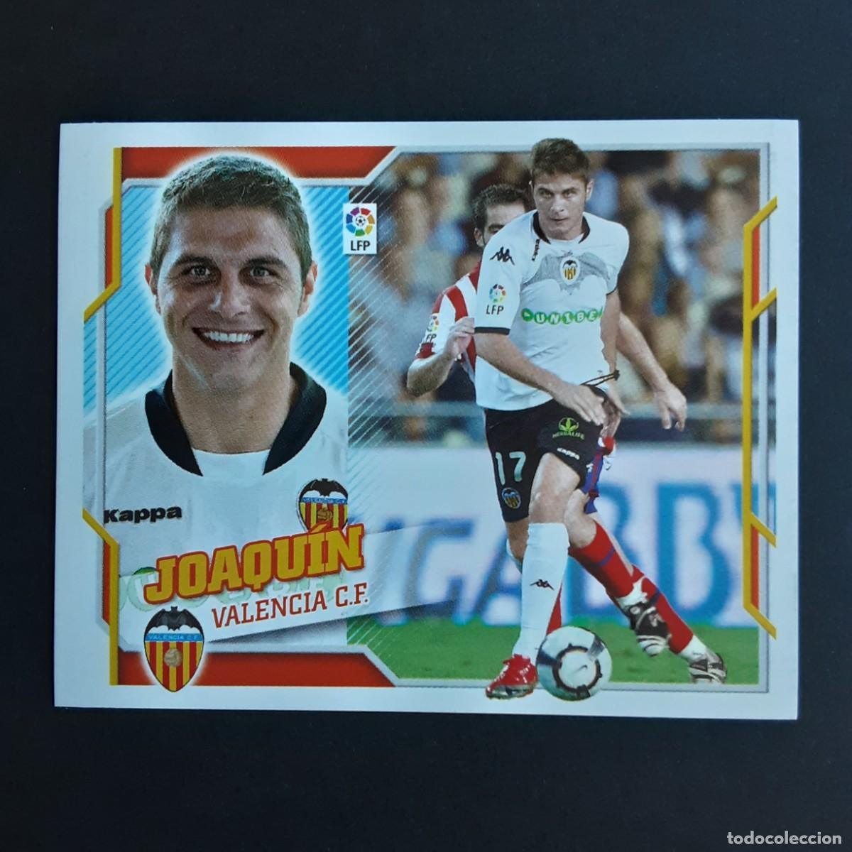 Figurine di Calcio: CROMO LIGA 2010 2011 10 11 COLECCIONES ESTE PANINI N&ordm;13 JOAQUIN-VALENCIA NUNCA PEGADO