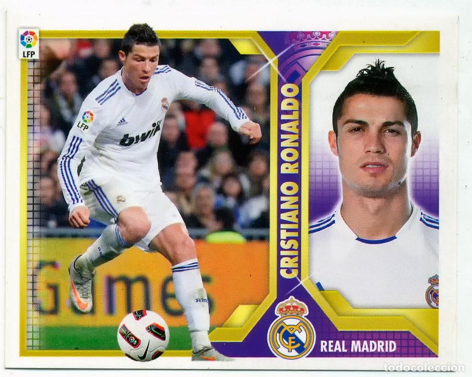 Football Stickers: CRISTIANO RONALDO N&ordm; 14 REAL MADRID LIGA ESTE 2011 2012 11 12 NUEVO TOTALMENTE