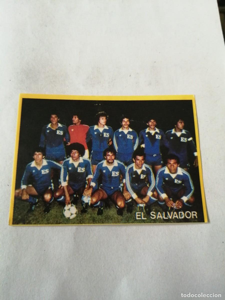 Cromos de f&uacute;tbol: CROMO FUTBOL EN ACCION DANONE 82 MUNDIAL DE ESPA&Ntilde;A 1982 NUNCA PEGADO N &ordm; 55 EL SALVADOR