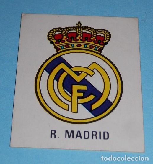 Cromos de Futebol: CROMO PEGATINA-ESCUDO DEL REAL MADRID-VINTAGE A&Ntilde;OS 70