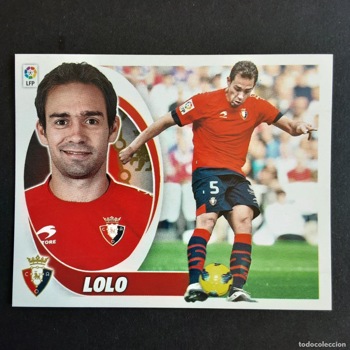 Cromos de F&uacute;tbol: CROMO LIGA 2012 2013 12 13 COLECCIONES ESTE PANINI N&ordm;8A LOLO-OSASUNA NUNCA PEGADO