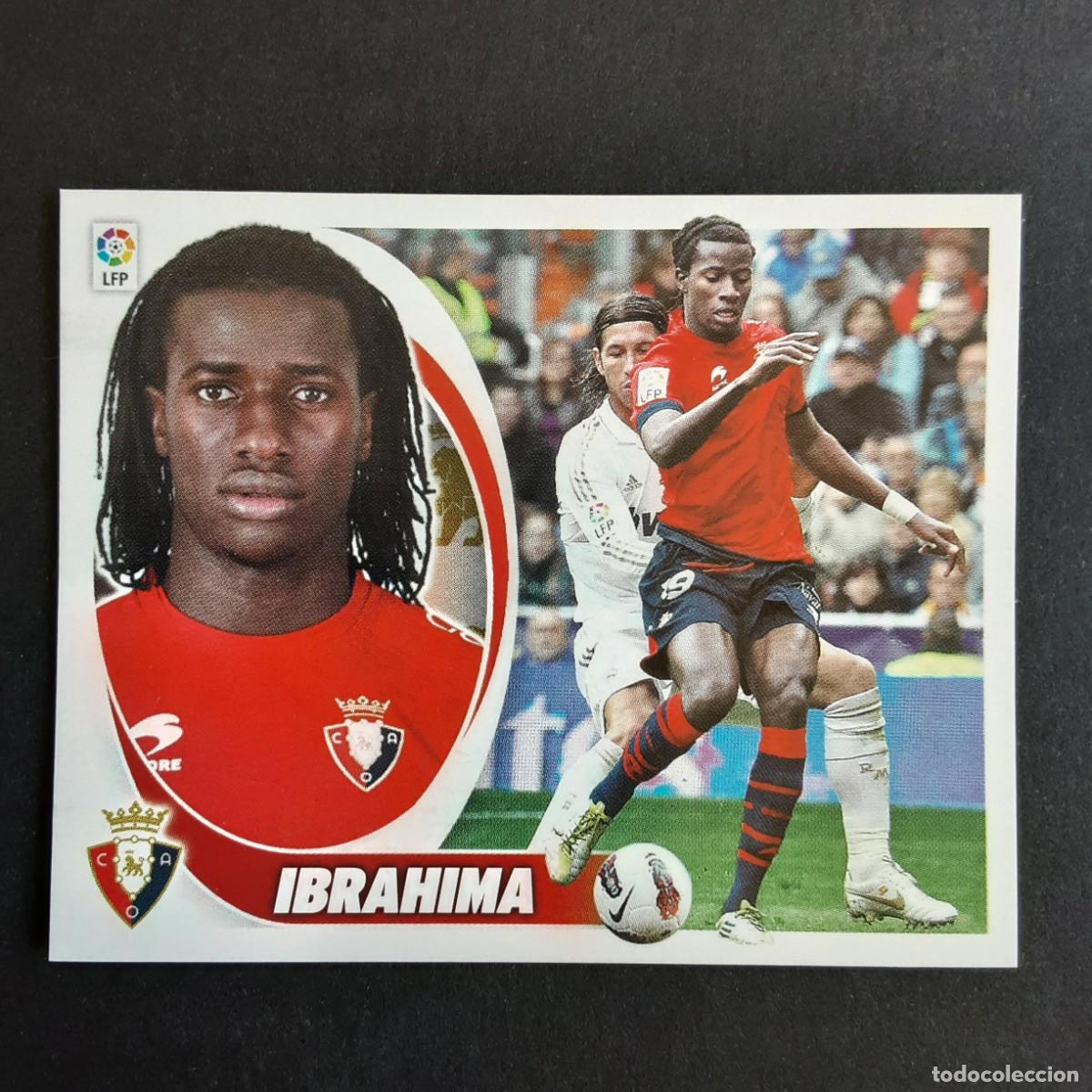 Cromos de Futebol: CROMO LIGA 2012 2013 12 13 COLECCIONES ESTE PANINI N&ordm;14 IBRAHIMA-OSASUNA NUNCA PEGADO