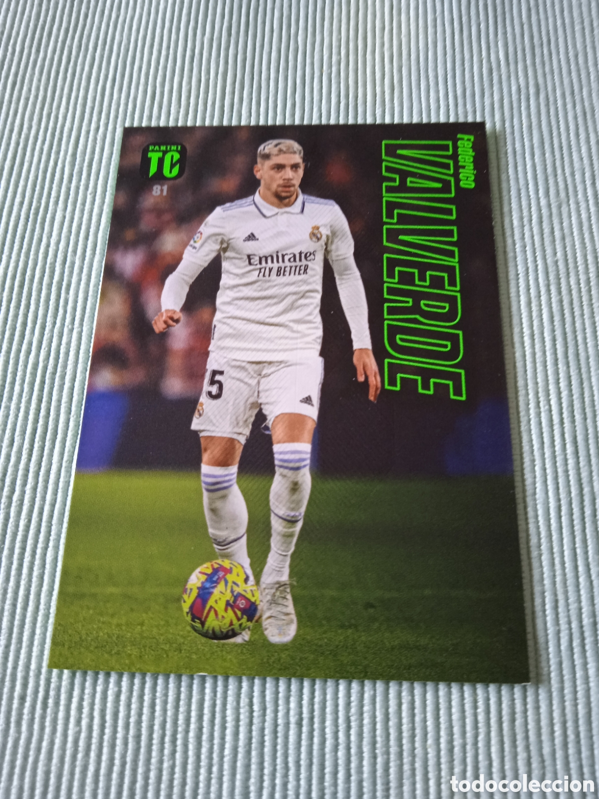 Cromos de f&uacute;tbol: Valverde Real Madrid top Class - Foto 1