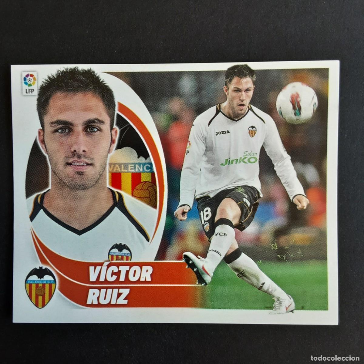 Cromos de f&uacute;tbol: CROMO LIGA 2012 2013 12 13 COLECCIONES ESTE PANINI N&ordm;6 VICTOR RUIZ-VALENCIA NUNCA PEGADO