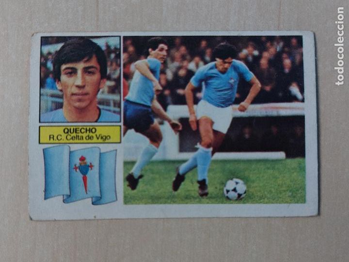 Cromos de f&uacute;tbol: EDICIONES ESTE 82 83 - QUECHO - CROMO - REAL CELTA DE VIGO - Foto 1