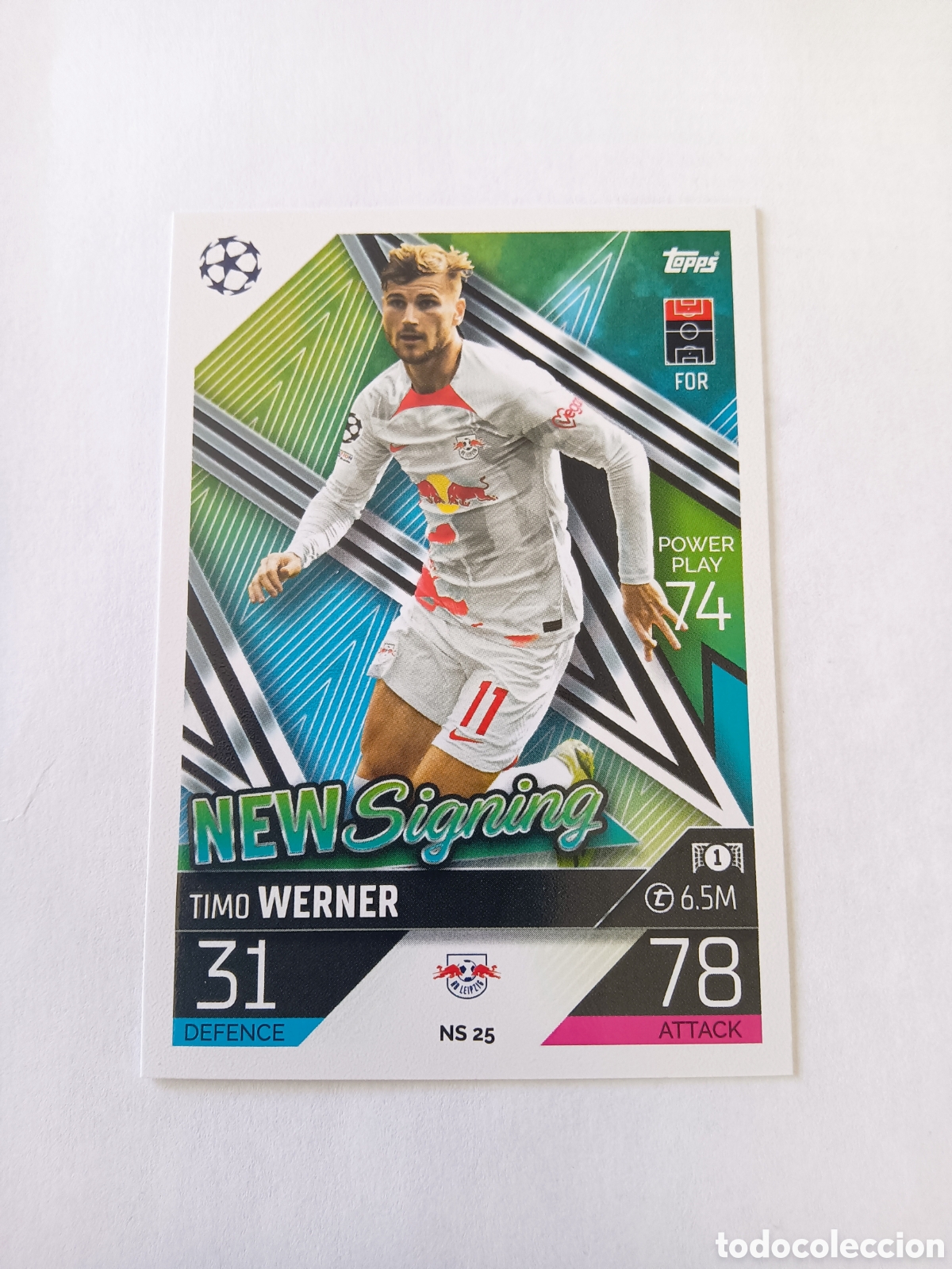 Fu&szlig;ball-Sticker: NS 25 Werner RB Leipzig New Signing TOPPS MATCH ATTAX 22/23