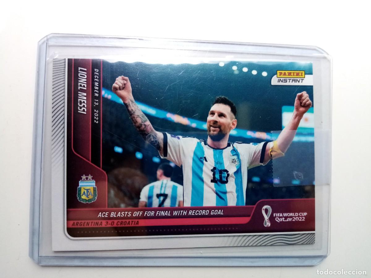 lionel messi #108 panini instant world cup qata - Comprar Cromos de Futebol  antigos no todocoleccion