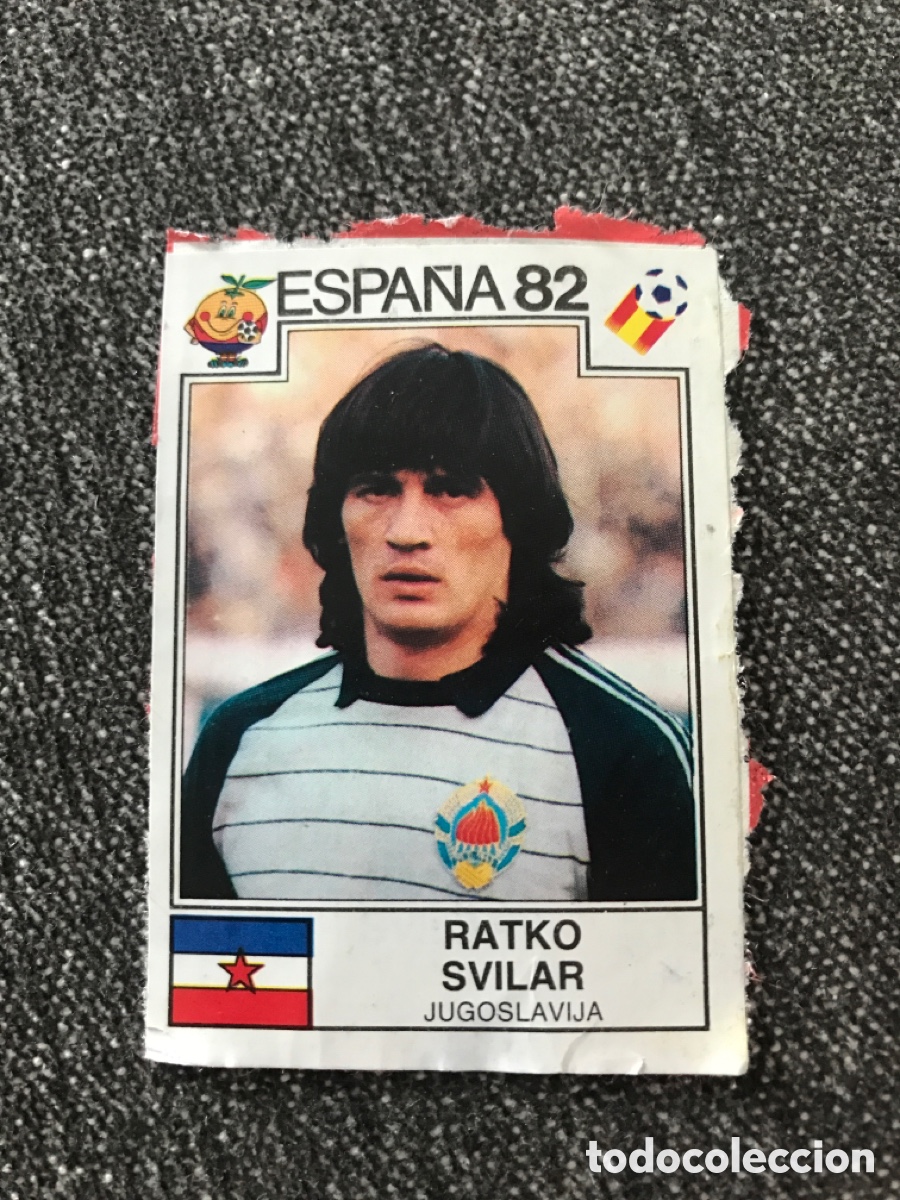 Cromos de F&uacute;tbol: Cromo panini mundial Espa&ntilde;a 82 n&uacute;mero 327 Svilar recuperado Sticker album world cup Spain 1982