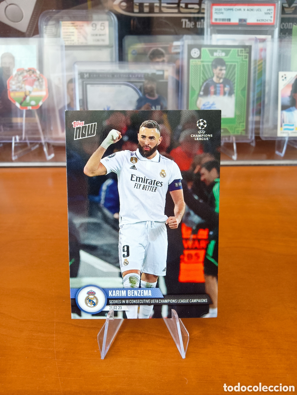 Cromos de f&uacute;tbol: Benzema Topps Now #82 - Foto 1