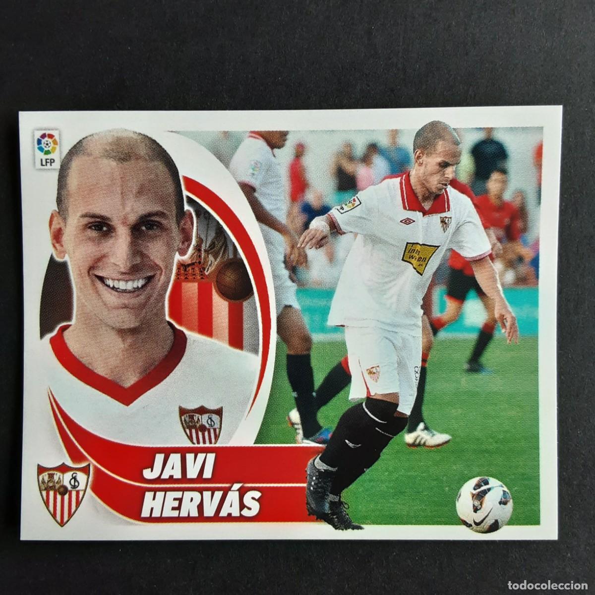 Cromos de F&uacute;tbol: CROMO LIGA 2012 2013 12 13 COLECCIONES ESTE PANINI FICHAJE N&ordm;11 JAVI HERVAS-SEVILLA NUNCA PEGADO