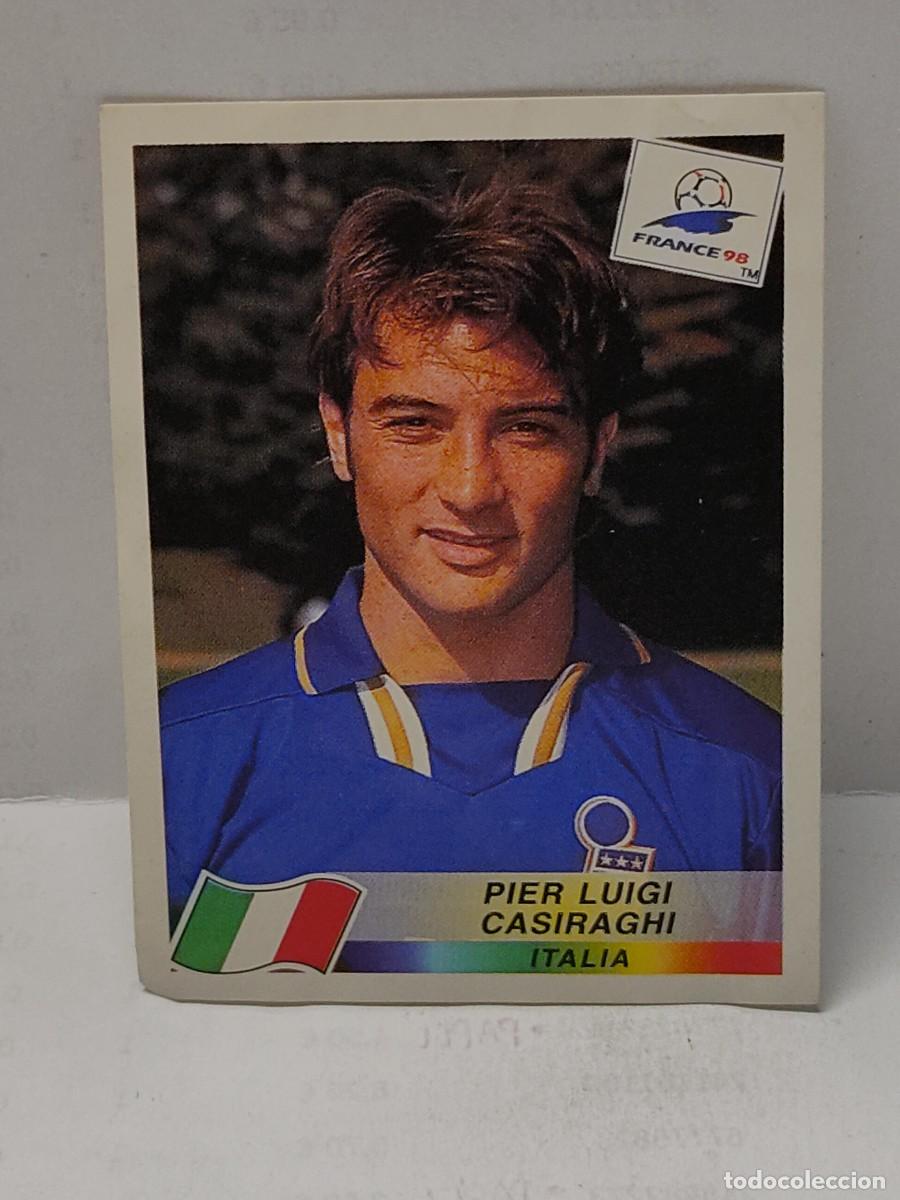 Fu&szlig;ball-Sticker: Cromo FRANCIA 98 1998 PANINI DANONE- ITALIA - PIER LUIGI CASIRAGHI - no pegado