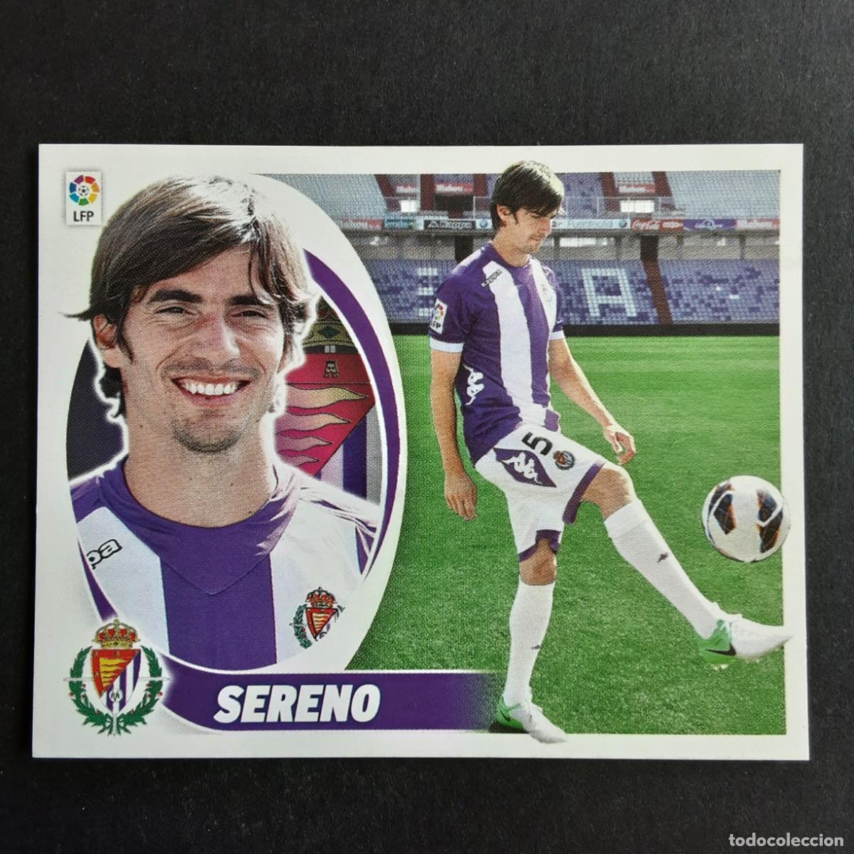 Cromos de f&uacute;tbol: CROMO LIGA 2012 2013 12 13 COLECCIONES ESTE PANINI FICHAJE N&ordm;43 SERENO-VALLADOLID NUNCA PEGADO