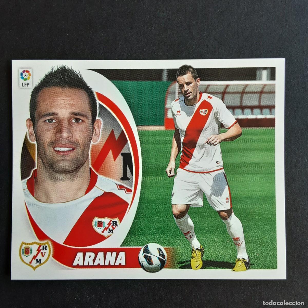 Cromos de Futebol: CROMO LIGA 2012 2013 12 13 COLECCIONES ESTE PANINI FICHAJE N&ordm;52 ARANA-R.VALLECANO NUNCA PEGADO