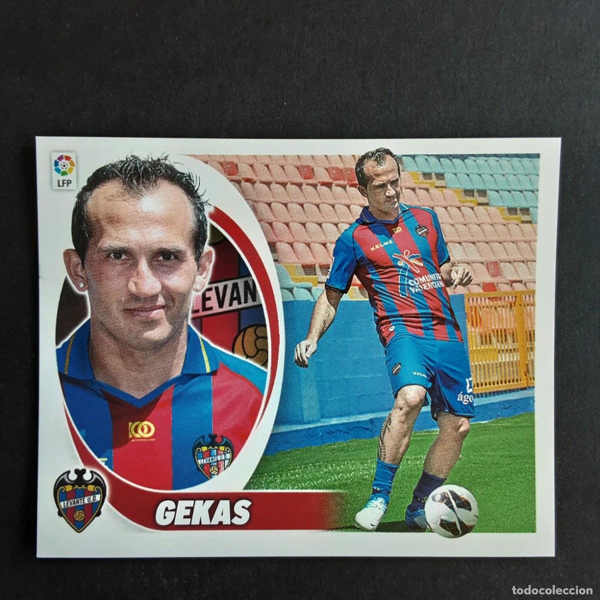 Football Stickers: CROMO LIGA 2012 2013 12 13 COLECCIONES ESTE PANINI COLOCA N&ordm;16 BIS GEKAS-LEVANTE NUNCA PEGADO